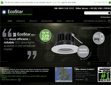 Tablet Screenshot of ecostar.photonstarlighting.co.uk